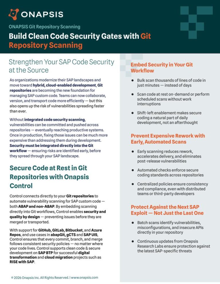 Build Clean Code Security Gates with Git Repository Scanning