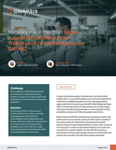 case study -PDF-Deckblatt eines Kunden aus der Bekleidungsindustrie