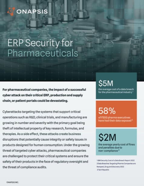 ERP Security for Pharmaceuticals