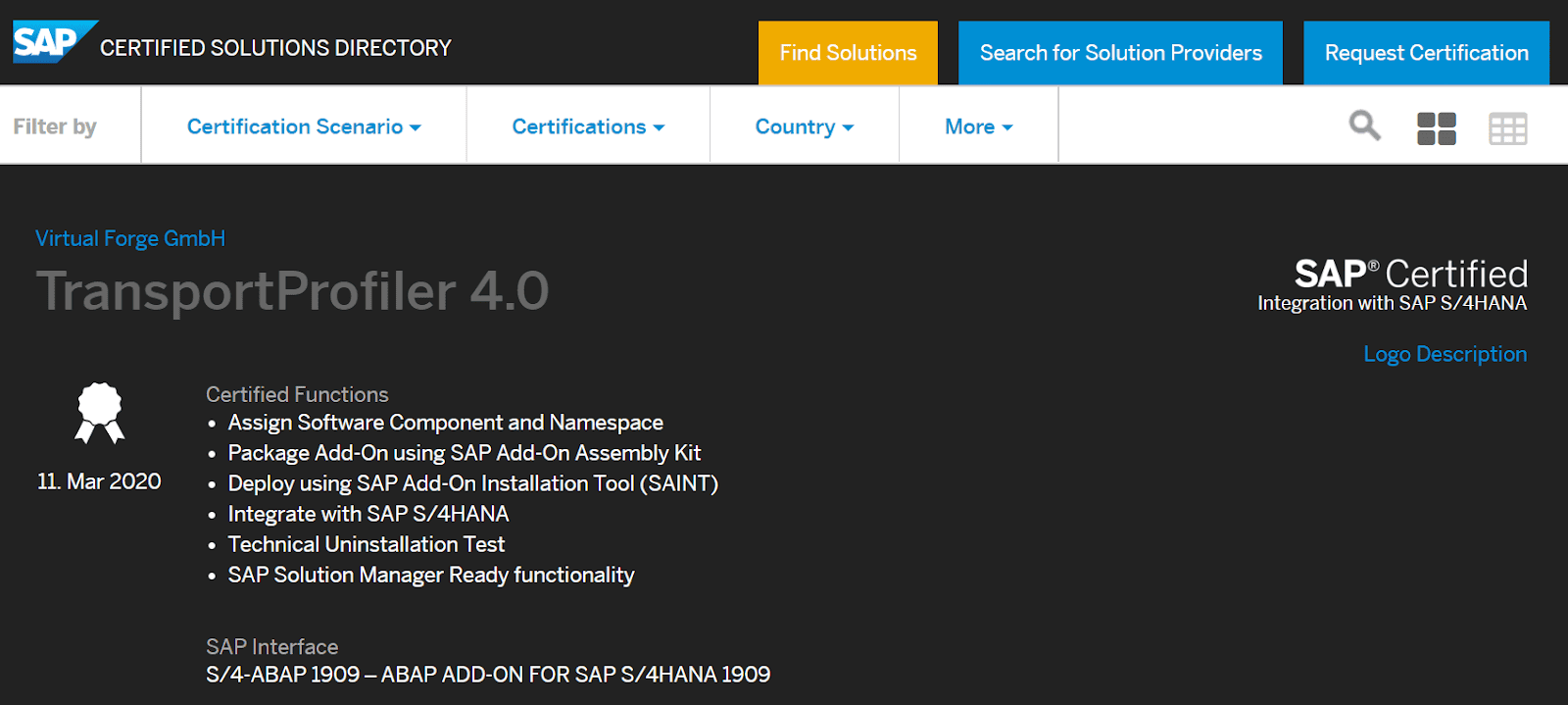 Onapsis Transport Inspection Capabilities Certified for Deployment on S/4HANA by SAP