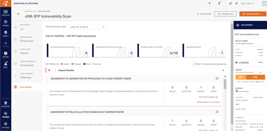 Identify Insecure SAP BTP System Configurations