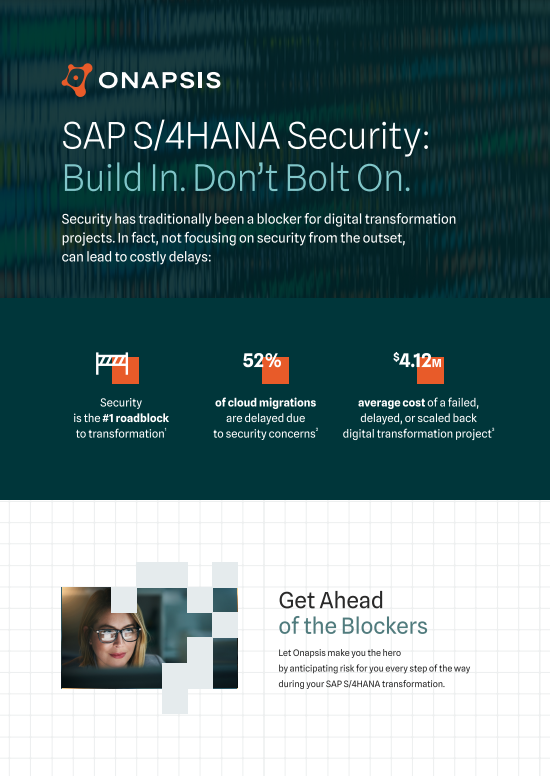 SAP S/4HANA Security: Build In. Bolt On
