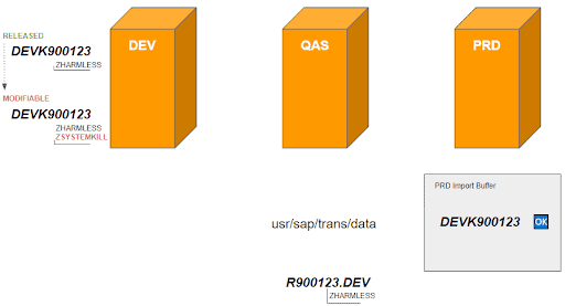 Conceptual Weaknesses in SAP Transport Management System Example 5